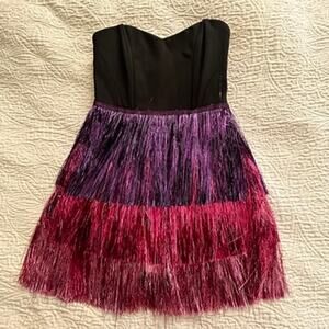 Tinsel Party Dress For New Years Eve! NWT Shopo size 2, strapless, so fun